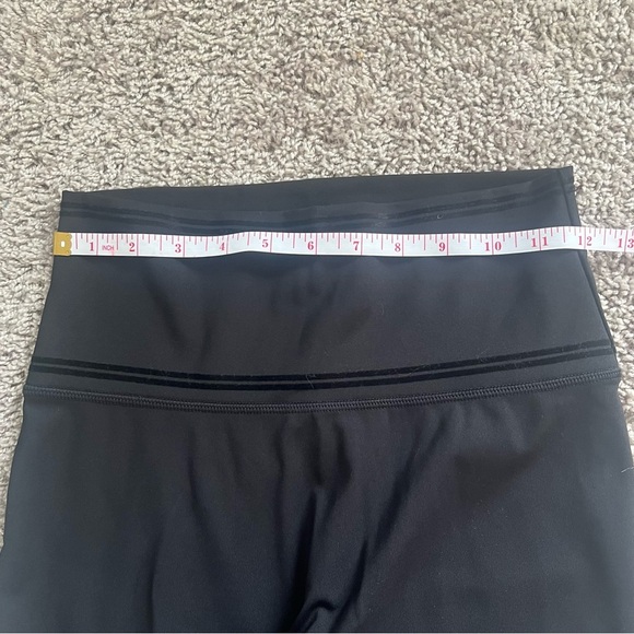 {offline by aerie} black goals workout leggings with velvet striped detail - Picture 6 of 11
